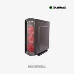 Case Gamer Gamemax ASGARD Red 4 x LED Red | C/Fuente | GE550 - Imagen 2