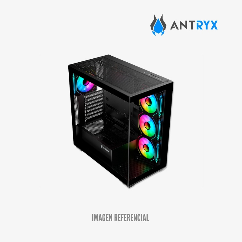 CASE ANTRYX FX 750 BLACK ( AC-FX750K ) S/FUENTE | VIDRIO TEMPLADO | LED-ARGB CASE ANTRYX FX 750 BLACK ( AC-FX750K ) S/FUENTE | VIDRIO TEMPLADO | LED-ARGB