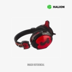 AUDIFONO GAMER HALION HA-S4 COBRA ROJO - Imagen 2