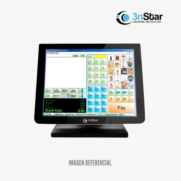 AIO LOPEN POS LN-D180 I3-6100/ 16GB/ SSD512GB/ Touch/ 15