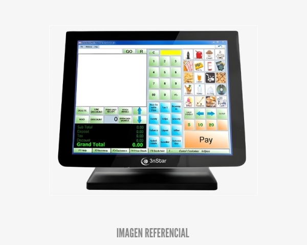 AIO LOPEN POS LN-D180 I3-6100/ 16GB/ SSD512GB/ Touch/ 15